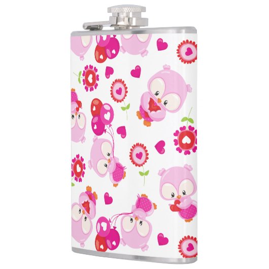 Eigendom, kotelbezit, roze bezit, hart heupfles (Links)