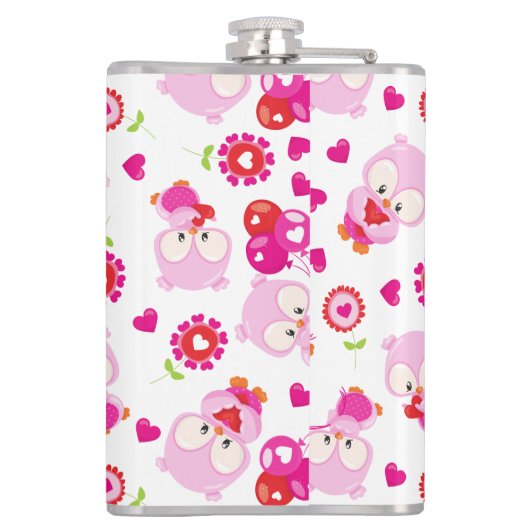 Eigendom, kotelbezit, roze bezit, hart heupfles (Achterkant)