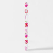 Eigendom, kotelbezit, roze bezit, hart iPhone hoesje (Linkerkant)