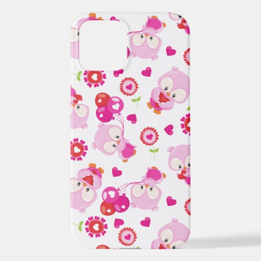 Eigendom, kotelbezit, roze bezit, hart iPhone hoesje (Achterkant)