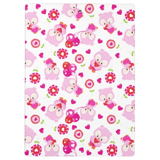 Eigendom, kotelbezit, roze bezit, hart klembord (Achterkant)