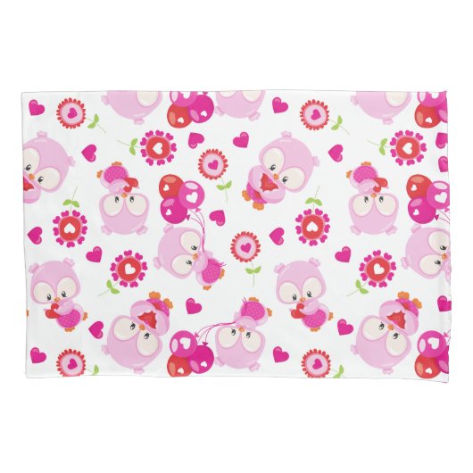 Eigendom, kotelbezit, roze bezit, hart kussensloop (Voorkant)