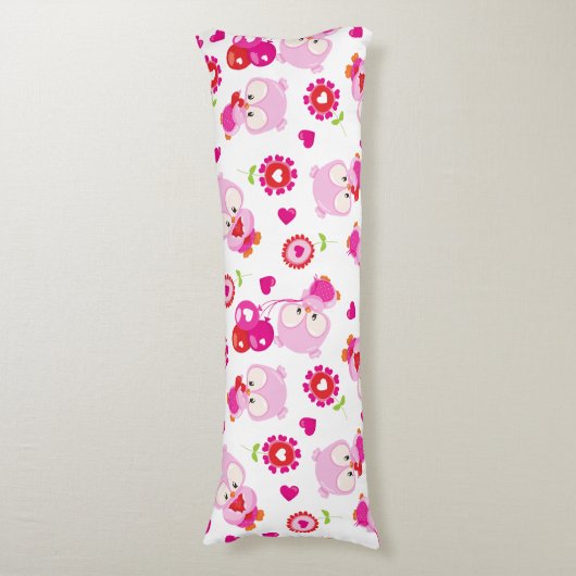 Eigendom, kotelbezit, roze bezit, hart lichaamskussen (Voorkant Verticaal)