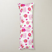 Eigendom, kotelbezit, roze bezit, hart lichaamskussen (Achterkant (Verticaal))