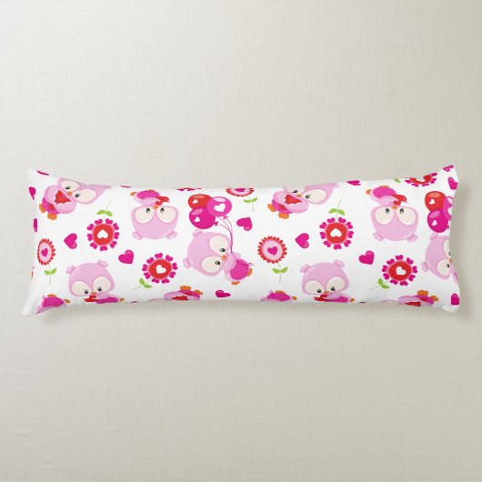 Eigendom, kotelbezit, roze bezit, hart lichaamskussen (Voorkant)