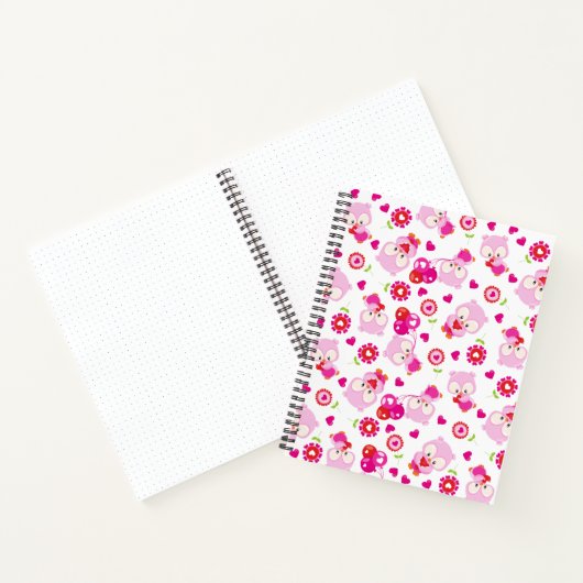 Eigendom, kotelbezit, roze bezit, hart notitieboek (Binnen)