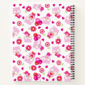 Eigendom, kotelbezit, roze bezit, hart notitieboek (Achterkant)