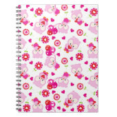 Eigendom, kotelbezit, roze bezit, hart notitieboek (Voorkant)