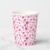 Eigendom, kotelbezit, roze bezit, hart papieren bekers (Achterkant)