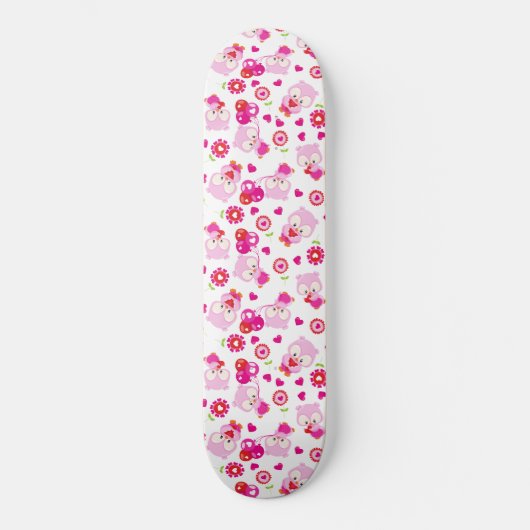 Eigendom, kotelbezit, roze bezit, hart persoonlijk skateboard (Voorkant)