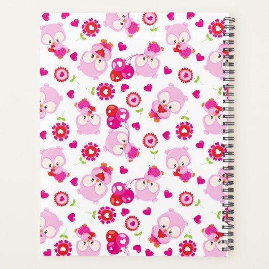 Eigendom, kotelbezit, roze bezit, hart planner (Achterkant)