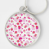 Eigendom, kotelbezit, roze bezit, hart sleutelhanger (Voorkant)