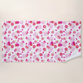 Eigendom, kotelbezit, roze bezit, hart strandlaken (Voorkant)