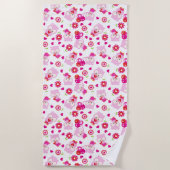 Eigendom, kotelbezit, roze bezit, hart strandlaken (Voorkant)