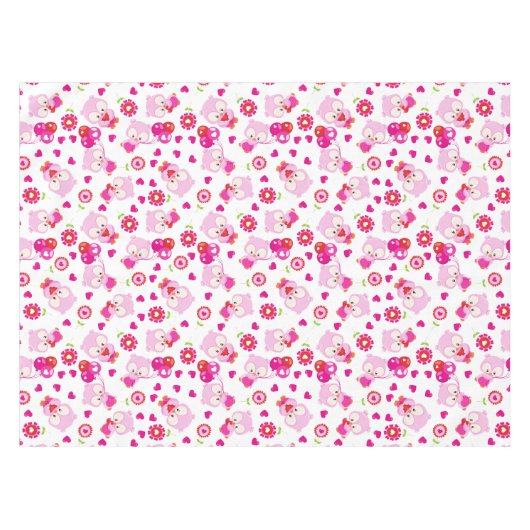 Eigendom, kotelbezit, roze bezit, hart tafelkleed (Voorkant (Horizontaal))