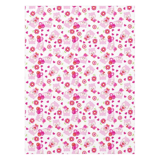 Eigendom, kotelbezit, roze bezit, hart tafelkleed (Voorkant)