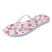 Eigendom, kotelbezit, roze bezit, hart teenslippers (Schuin)