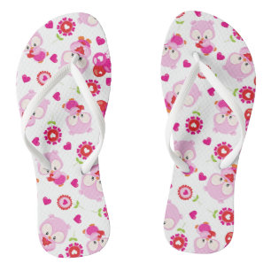 Eigendom, kotelbezit, roze bezit, hart teenslippers
