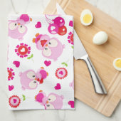 Eigendom, kotelbezit, roze bezit, hart theedoek (Quarter Fold)