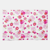 Eigendom, kotelbezit, roze bezit, hart theedoek (Horizontaal)