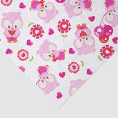 Eigendom, kotelbezit, roze bezit, hart tissuepapier (Detail)