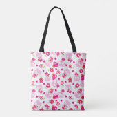 Eigendom, kotelbezit, roze bezit, hart tote bag (Achterkant)