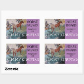 EIGENDOM RECHTHOEKIGE STICKER (Vel)