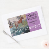 EIGENDOM RECHTHOEKIGE STICKER (Envelop)