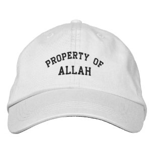 Eigendom van Allah Modern islamitisch Geborduurde Pet