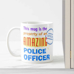 Eigendom van Amazing Police Officer Koffiemok