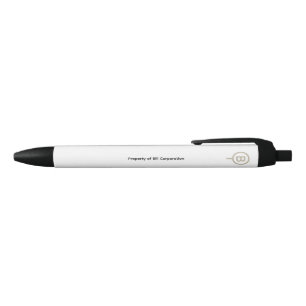 Eigendom van Bill Corporation Minimalist Zwarte Inkt Pen