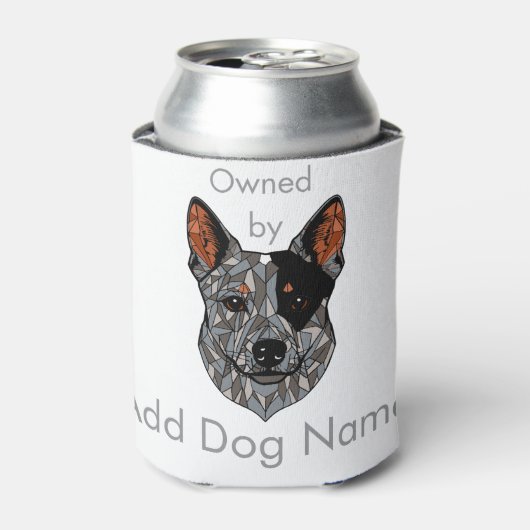  eigendom van (Blue Heeler) Blikjeskoeler (Blikje Voorkant)