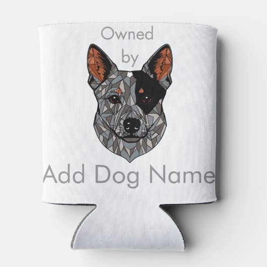  eigendom van (Blue Heeler) Blikjeskoeler (Achterkant)