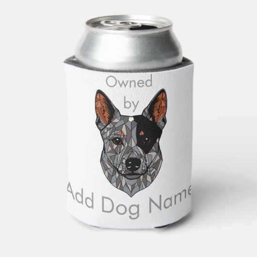  eigendom van (Blue Heeler) Blikjeskoeler (Blikje Achterkant)