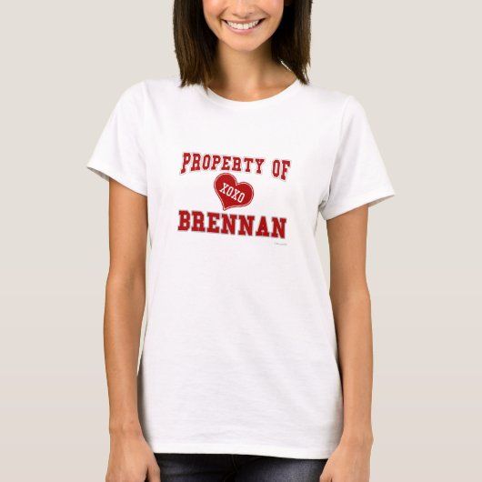 Eigendom van Brennan T-shirt (Voorkant)