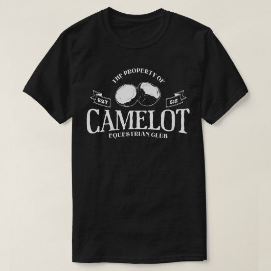 Eigendom van Camelot Equestrian Club T-shirt (Design voorkant)