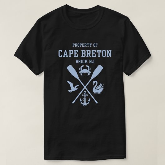 Eigendom van Cape Breton T-shirt (Design voorkant)