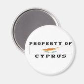 Eigendom van Cyprus Magneet (Voorkant / Achterkant)