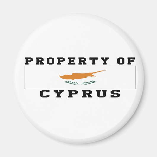 Eigendom van Cyprus Magneet (Voorkant)