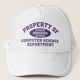 Eigendom van de afdeling Informatica (paars) Trucker Pet