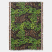 Eigendom van de eikenboom, groen en bruin deken (Voorkant Verticaal)
