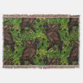 Eigendom van de eikenboom, groen en bruin deken (Voorkant)