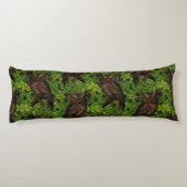 Eigendom van de eikenboom, groen en bruin lichaamskussen (Achterkant)