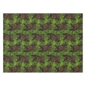 Eigendom van de eikenboom, groen en bruin tafelkleed (Voorkant (Horizontaal))