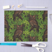 Eigendom van de eikenboom, groen en bruin tissuepapier (Craft)