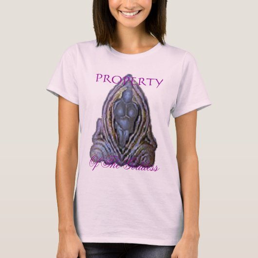 EIGENDOM VAN DE Godin-T-Shirt T-shirt (Voorkant)