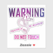 "Eigendom van de Mulvaneys" sticker (Vel)