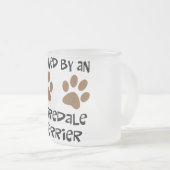Eigendom van een Airedale Terrier Matglas Koffiemok (Voorkant rechts)