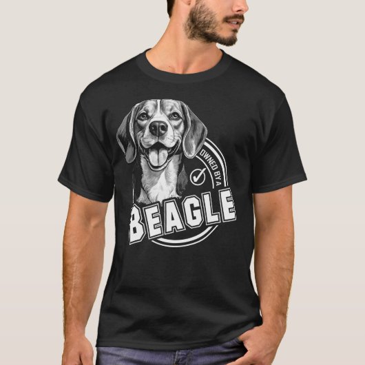 Eigendom van een Beagle T-shirt (Voorkant)