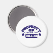 Eigendom van een bespierde buldog magneet (Voorkant / Achterkant)